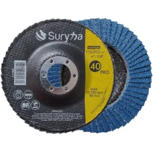 Disco Flap Suryha PRO Costa Fibra Grão 80