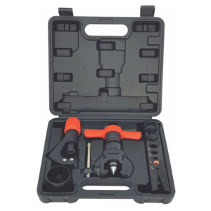 Flangeador Excêntrico com Catraca + Cortador + Escareador + Maleta 1/4" A 3/4"