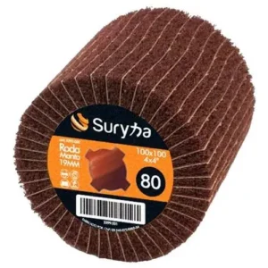 Roda Abrasiva Lixa e Manta 100x100 Encaixe 19m