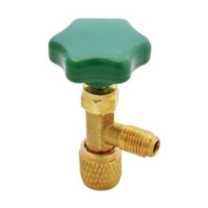 Válvula Registro 1/4" para Lata de Fluido Refrigerante