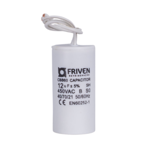 Capacitor Permanente 12UF 450V para Recolhedora Reco 250SD - Friven