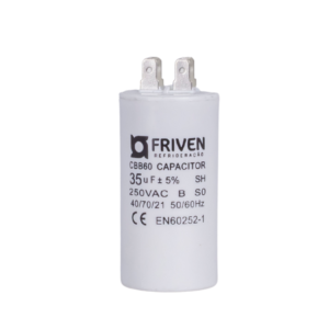 Capacitor Permanente 35UF 250V Termoplástico CBB60 - Friven