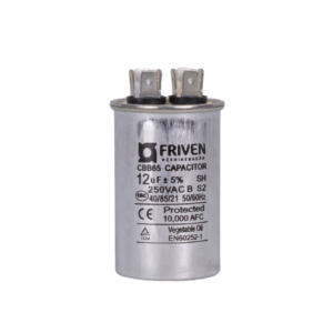 Capacitor Permanente 12UF 250V Alumínio CBB65 - Friven