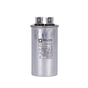 Capacitor Permanente 15UF 250V Alumínio CBB65 - Friven