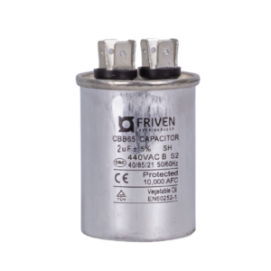 Capacitor Permanente 2UF 440V Alumínio CBB65 - Friven