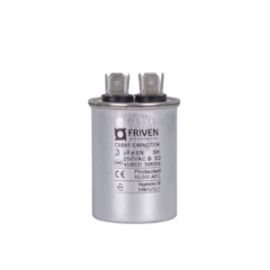 Capacitor Permanente 3UF 250V Alumínio CBB65 - Friven