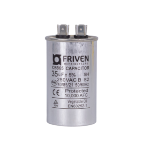 Capacitor Permanente 35UF 250V Alumínio CBB65 - Friven