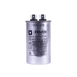 Capacitor Permanente 35UF 440V Alumínio CBB65 - Friven