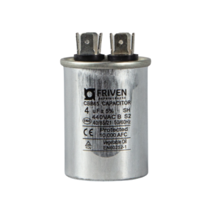Capacitor Permanente 4UF 440V Alumínio CBB65 - Friven