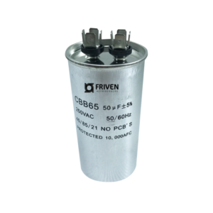 Capacitor Permanente 50UF 250V Alumínio CBB65 - Friven