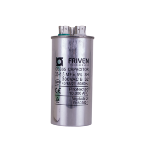Capacitor Duplo 35 + 1,5UF 380V Alumínio CBB65 - Friven
