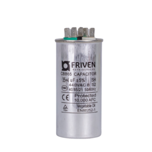 Capacitor Duplo 35 + 4UF 440V Alumínio CBB65 - Friven