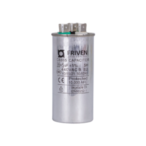Capacitor Duplo 35 + 5UF 440V Alumínio CBB65 - Friven