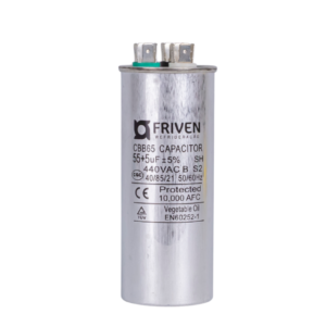 Capacitor Duplo 55 + 5UF 440V Alumínio CBB65 - Friven
