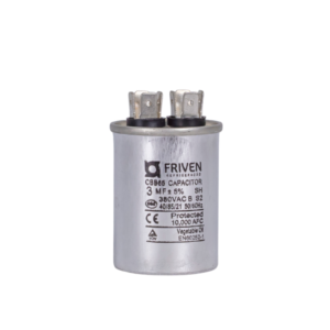 Capacitor Permanente 3UF 380V Alumínio CBB65 - Friven