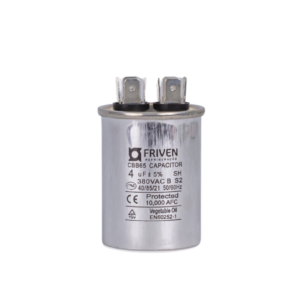 Capacitor Permanente 4UF 380V Alumínio CBB65 - Friven