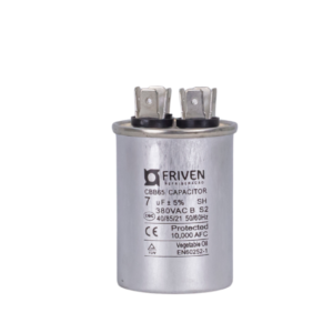 Capacitor Permanente 7UF 380V Termoplástico CBB60 - Friven