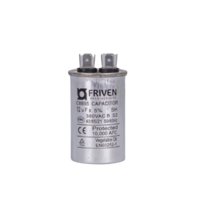 Capacitor Permanente 12UF 380V Alumínio CBB65 Friven