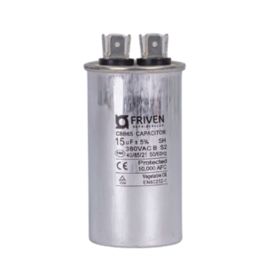 Capacitor Permanente 15UF 380V Alumínio CBB65 - Friven