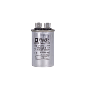 Capacitor Permanente 17,5UF 380V Alumínio CBB65 - Friven