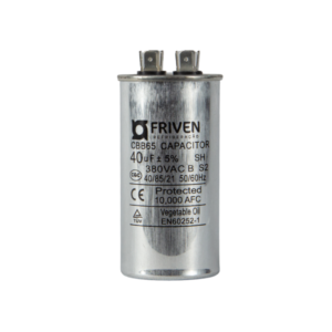 Capacitor Permanente 40UF 380V Alumínio CBB65 - Friven