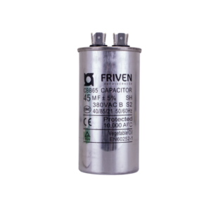 Capacitor Permanente 45UF 380V Alumínio CBB65 - Friven