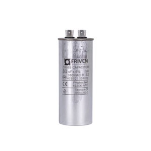 Capacitor Permanente 80UF 380V Alumínio CBB65 - Friven