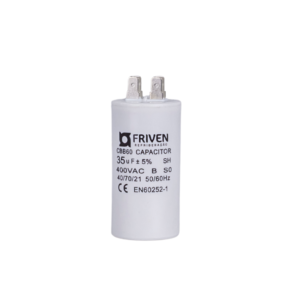 Capacitor Permanente 35UF 400V Termoplástico CBB60 - Friven