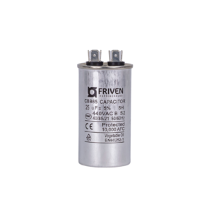 Capacitor Permanente 25UF 440V Alumínio CBB65 - Friven