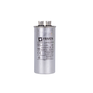 Capacitor Permanente 55UF 400V Alumínio CBB65 - Friven