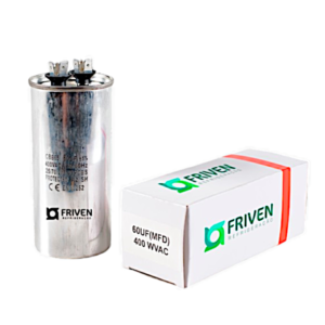 Capacitor Permanente 60UF 400V Alumínio CBB65 - Friven