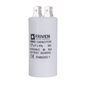 Capacitor de Partida para Compressor Rotativo 17UF 430V CBB60 - Friven