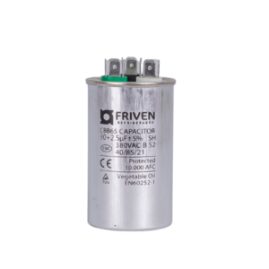 Capacitor Duplo 30 + 2,5UF 380 V Alumínio CBB65 - Friven