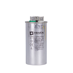 Capacitor Duplo 35 + 2,5UF 380V Alumínio CBB65 - Friven