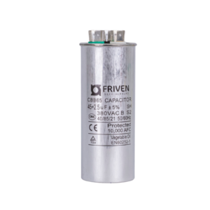 Capacitor Duplo 45 + 2,5UF 380V Alumínio CBB65 - Friven
