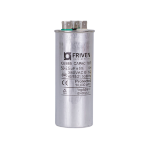 Capacitor Duplo 50 + 2,5UF 380V Alumínio CBB65 - Friven