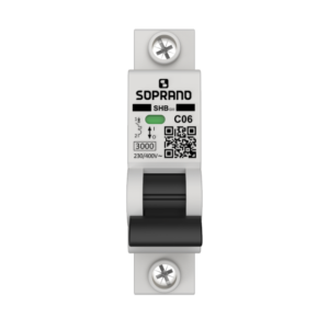 Minidisjuntor Monopolar SHB 1Px 06A - Soprano