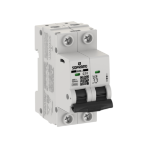 Minidisjuntor Bipolar SHB 2Px 20A - Soprano