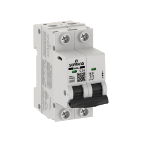 Minidisjuntor Bipolar SHB 2Px 25A - Soprano