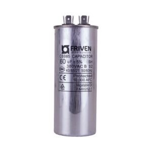 Capacitor Permanente 60UF 380V Alumínio CBB65 - Friven