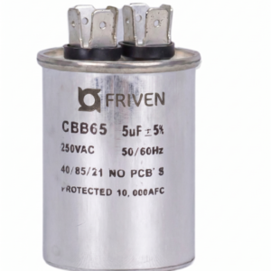 Capacitor Permanente 5UF 250V Alumínio CBB65 - Friven