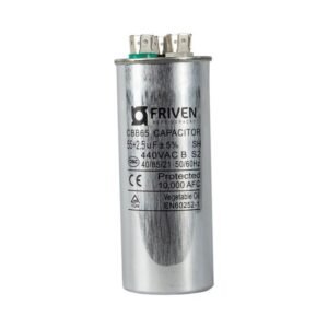 Capacitor Duplo 55 + 2,5UF 440V Alumínio CBB65 - Friven