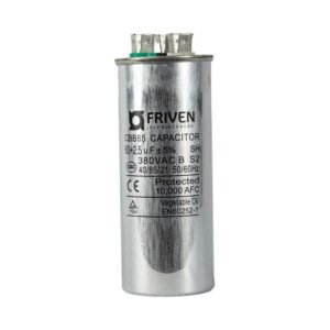 Capacitor Duplo 60 + 2,5UF 380V Alumínio CBB65 - Friven