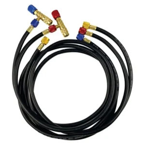 Conjunto de Mangueiras 150cm Premium R22 1/4" com Registro de Segurança - Suryha
