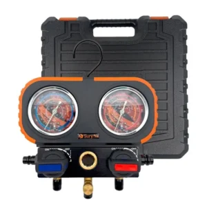 Manifold 2 Vias Premium com Glicerina R134A | R22 | R410A sem Mangueiras - Suryha